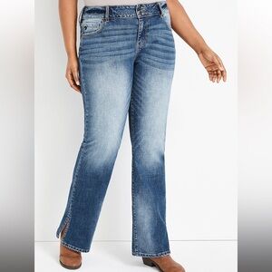 Kancan Midrise Bootcut Jeans Women's Plus Size 16